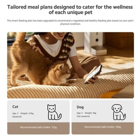 Xiaomi Smart Pet Food Feeder 2, 5L Capacity, Automatic Feeding - White